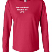 Convinced Ladies Longsleeve T- Shirt